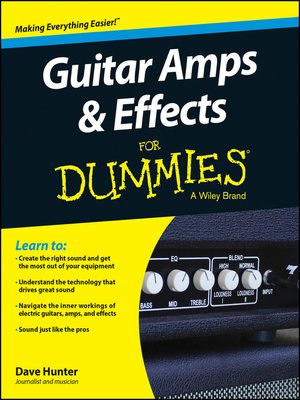 cover image of Guitar Amps and Effects For Dummies